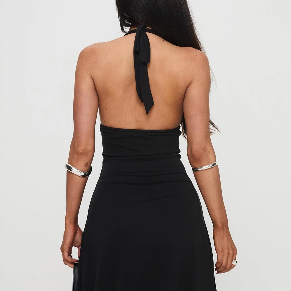 Princess Polly Tinisie Halter Mini Dress Black - Picture 5 of 13